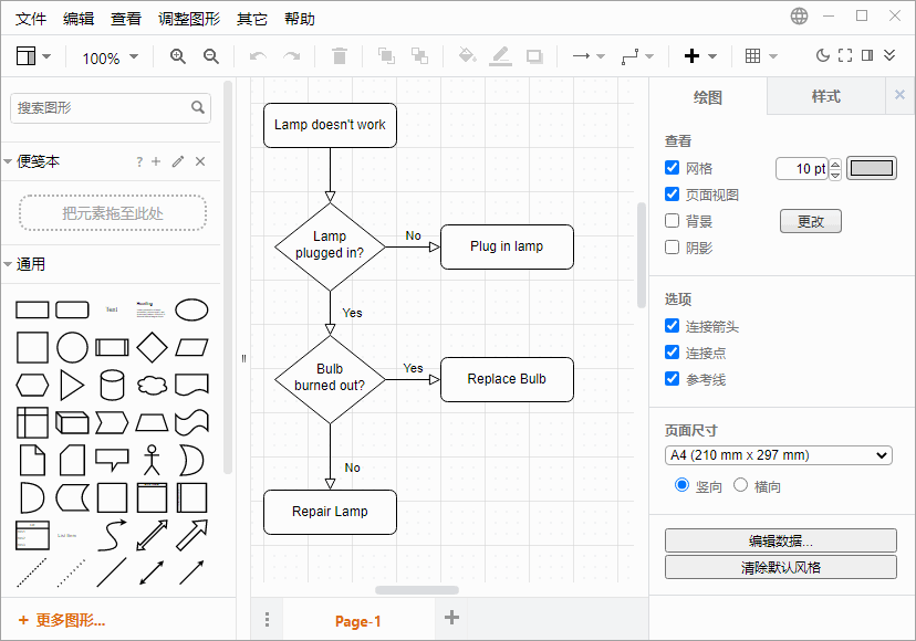 开源免费流程图绘制工具 Draw.io Desktop 22.0.3 + x64 中文多语免费版